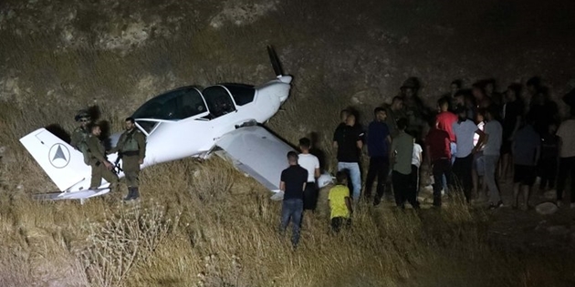Batı Şeria’da İsrail’e Ait Bir Uçak Düştü